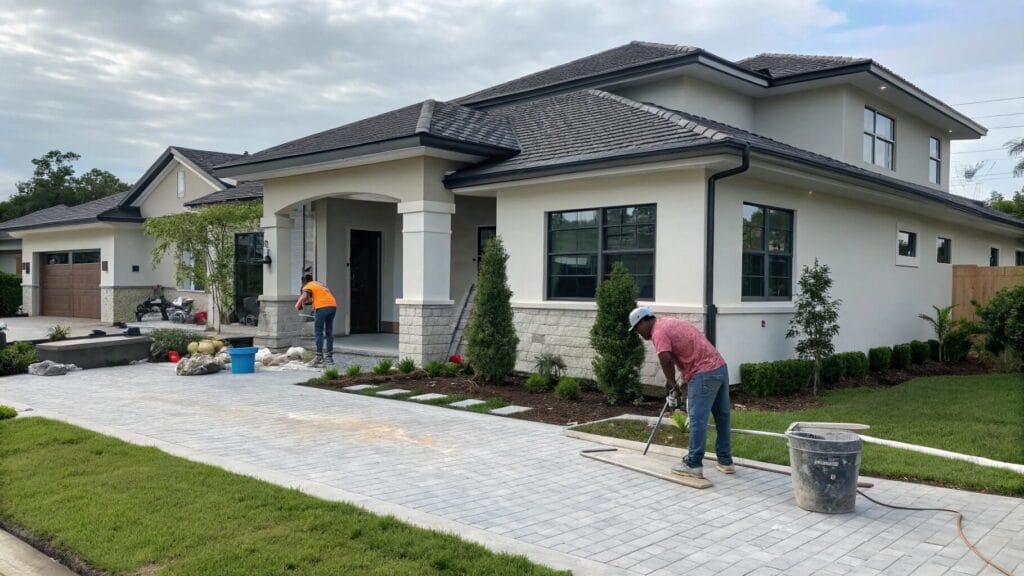 Post Construction Of A House